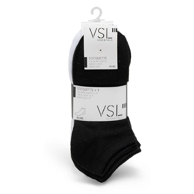 Lot de 9 paires de socquettes 41/45