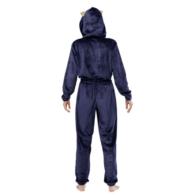 Combinaison pyjama Chat bleu et dor&eacute; Taille S