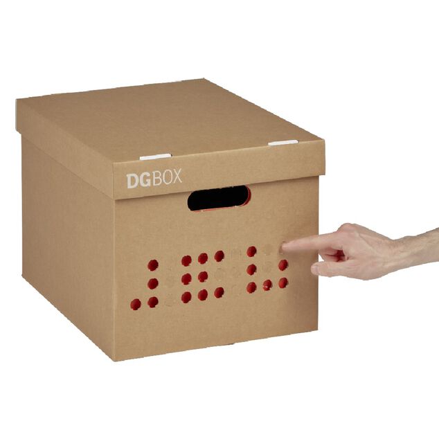 Bo&icirc;te de rangement customisable en carton