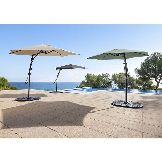 Parasol d&eacute;port&eacute; MALAGA gris