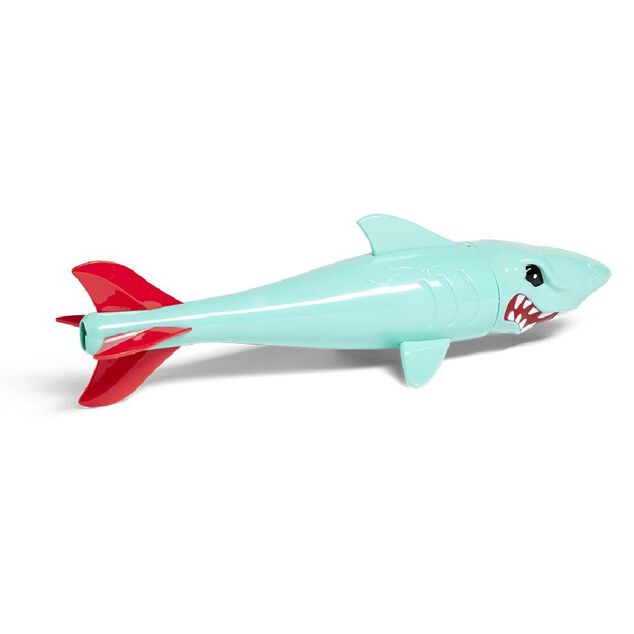 Jeu de piscine lest&eacute; requin g&eacute;ant bleu
