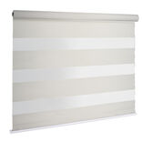Store enrouleur avec ou sans per&ccedil;age jour nuit beige 60x160cm