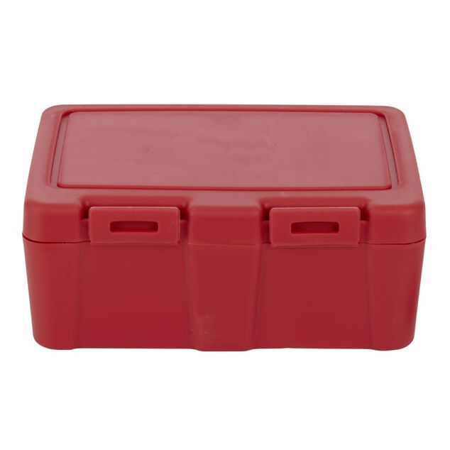 Lunch box &agrave; 2 compartiments - Bo&icirc;te alimentaire en plastique rose 1L