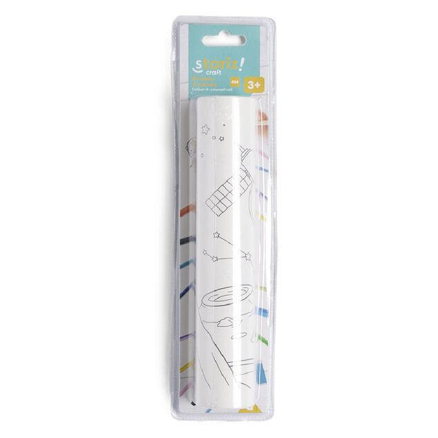 Rouleau de papier &agrave; colorier L.4 m