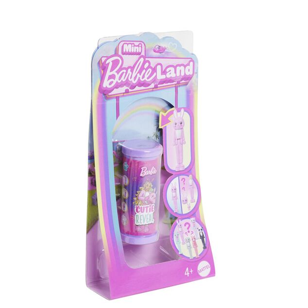 Barbie Mini Land Reveal lapin rose