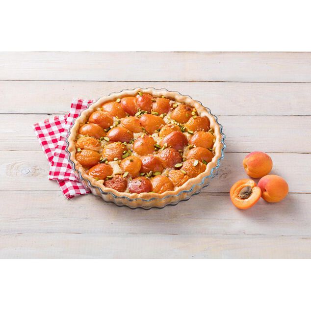 Moule &agrave; tarte en verre extra r&eacute;sistant