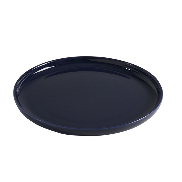 Assiette plate ronde Oslo bleu fonc&eacute; &Oslash;27cm