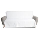 Jet&eacute; de canap&eacute; 170x250cm polycoton beige