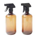 Flacon vaporisateur 500ml plastique brun Ø7xH21,5cm