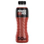 Boisson Powerade rouge p&eacute;tillant cerise bouteille 50cl