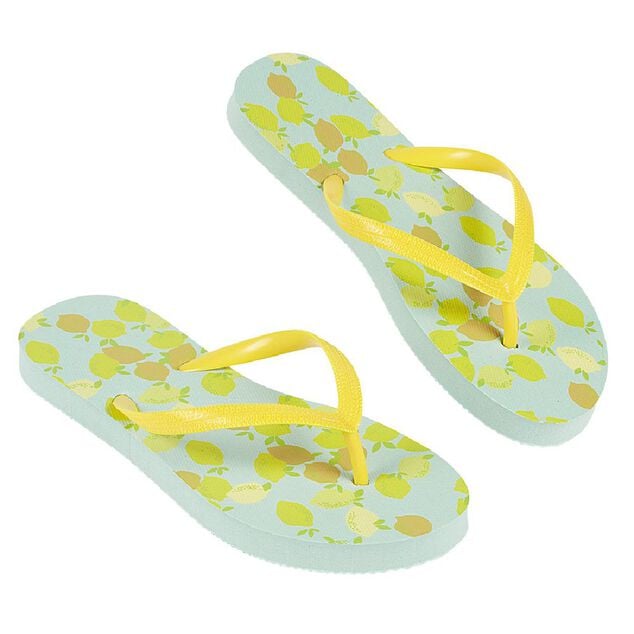 Tong pour femme motif citron taille 40/41