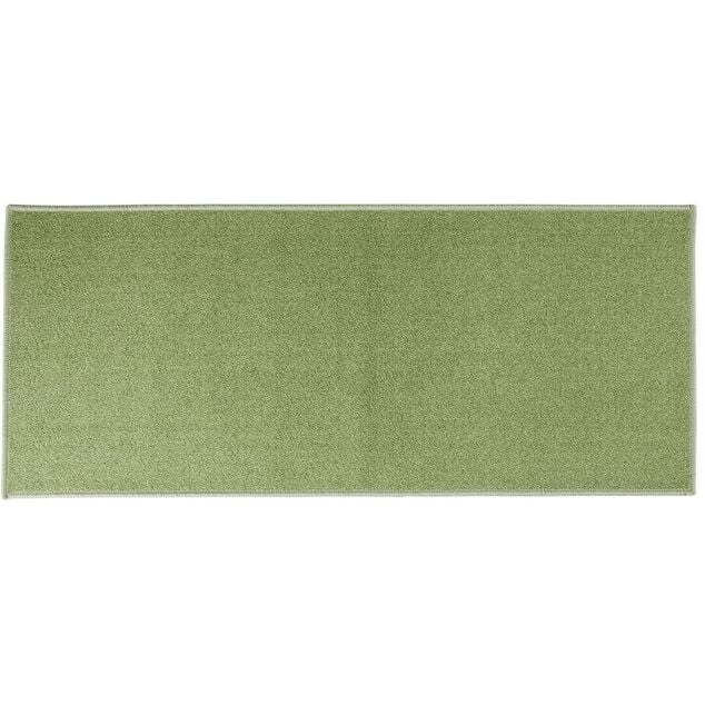Tapis de cuisine latex uni vert 120x50 cm