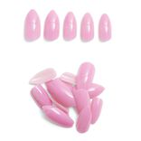 Lot de 24 faux ongles cam&eacute;l&eacute;on avec stickers de colle plastique rouge