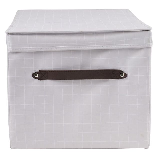 Bo&icirc;te de rangement demi ouverture 50x35xH30cm