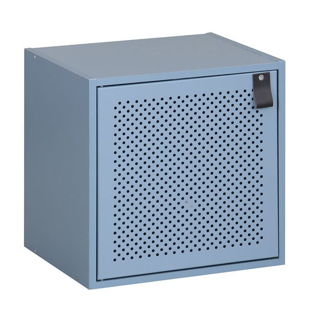 Porte pour structure Box Cube m&eacute;tal Bleu