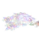 Guirlande lumineuse solaire bordure toit flocon 161LED multicolores 3m