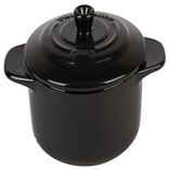 Mini cocotte ronde noir