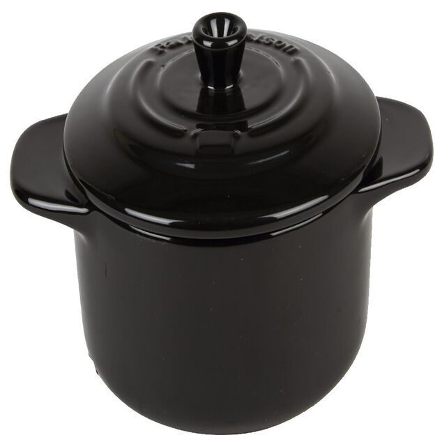 Mini cocotte ronde noir