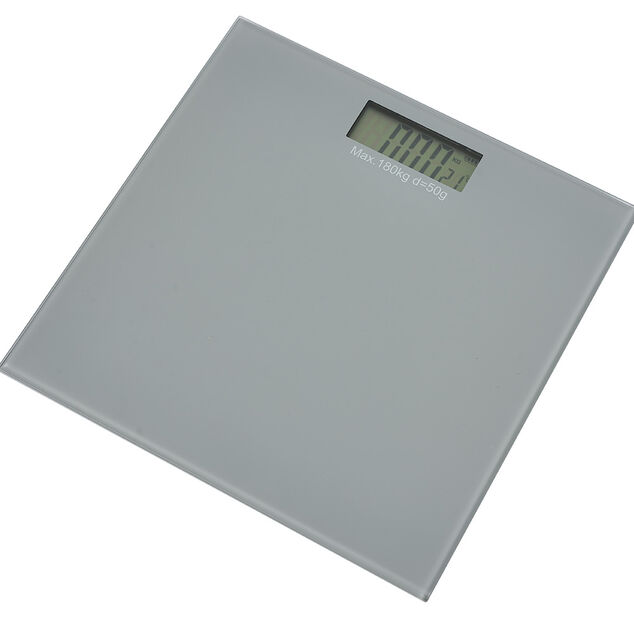 P&egrave;se personne num&eacute;rique gris &eacute;cran LCD 180 kg