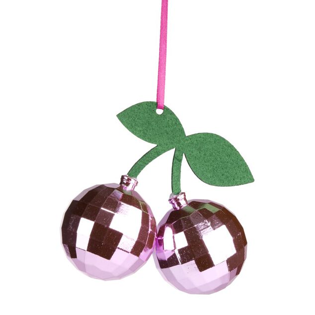 Cerise disco &agrave; suspendre H10 cm (3 mod&egrave;les)