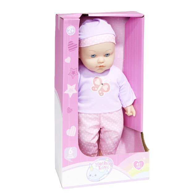 Poupon qui parle rose et violet 6 sons - 2 mod&egrave;les