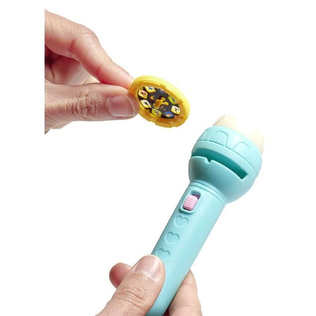 Projecteur lampe de poche 24 images polystyrène + 3 ans - 3 coloris