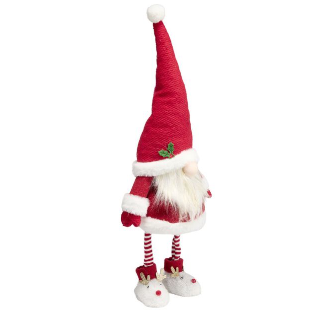 Gnome de No&euml;l dansant H60cm