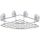 Serviteur de douche d'angle &agrave; ventouse