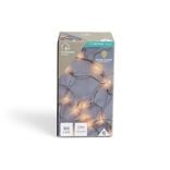 Guirlande lumineuse intérieur diamant 80LED blanc chaud 7,9m