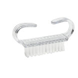 Brosse &agrave; ongles plastique transparent