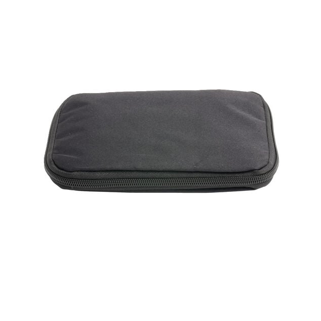 Organisateur de c&acirc;ble pochette zipp&eacute;e noire 19x14cm
