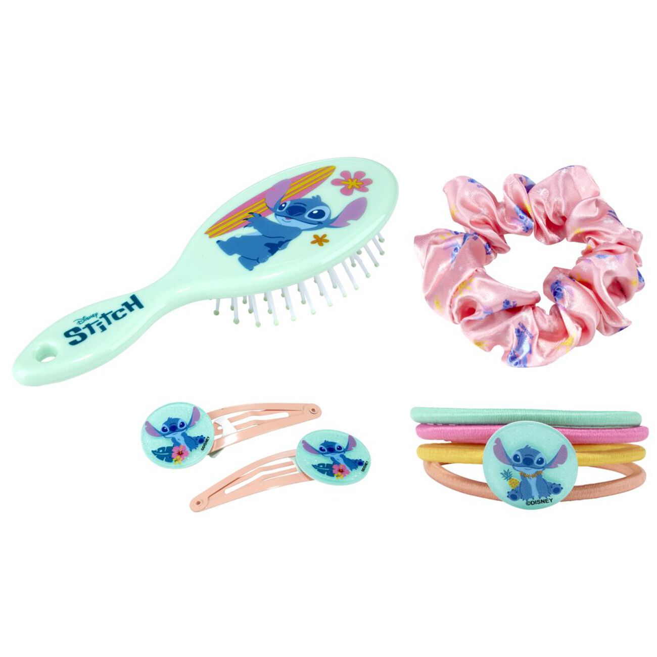 Kit 8 accessoires pour cheveux Lilo et Stitch