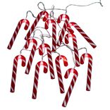 Guirlande lumineuse solaire sucre d'orge 20LED blanc froid 3,8m