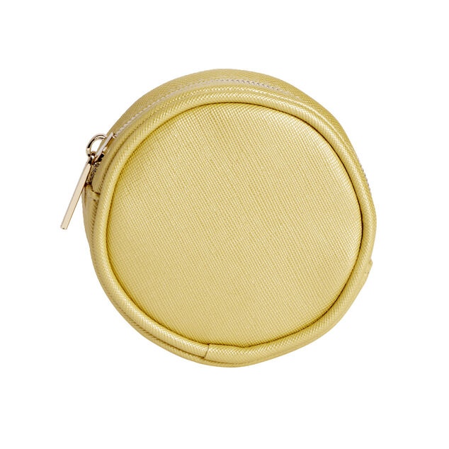 Porte-monnaie rond PVC Ø9x3,5cm