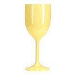 Verre à vin en plastique coloré uni Ø7x18,5cm (plusieurs modèles)