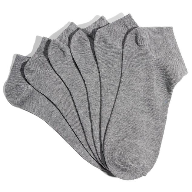 Lot 3 paires chaussettes tige basse coton et polyester - 3 coloris