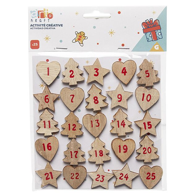 Sticker numero bois x25