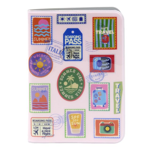Prot&egrave;ge passeport &agrave; motif (plusieurs mod&egrave;les)