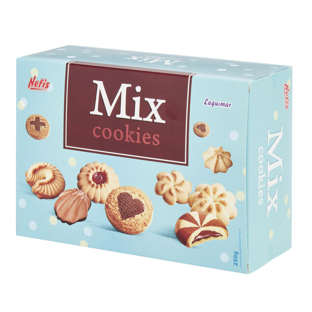 Gâteaux cookies mix boîte 250gr