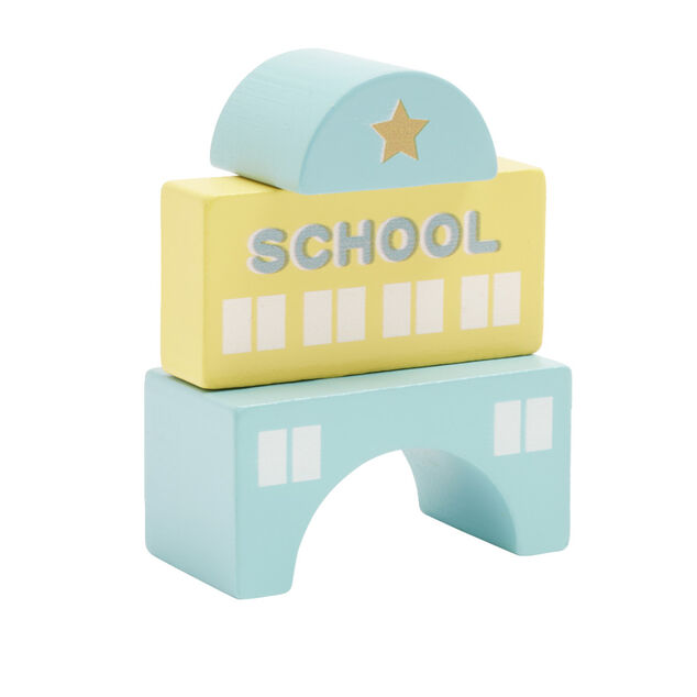 Jouet en bois coloré 3 pièces (4 modèles)