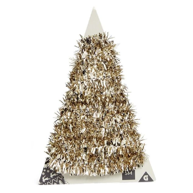 Guirlande scintillante dor&eacute; 5m