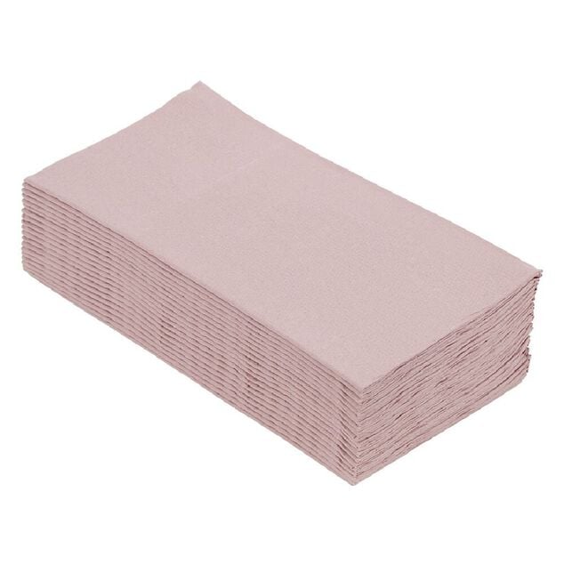 Serviette range couverts 40cm rose x20