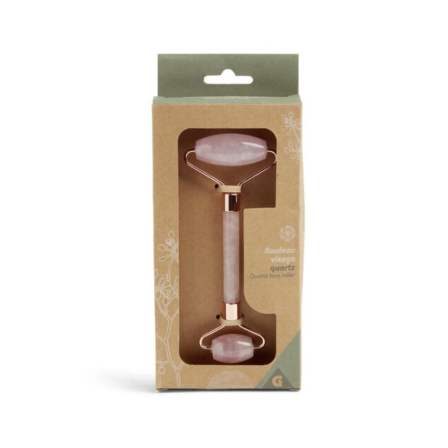 Rouleau visage quartz rose