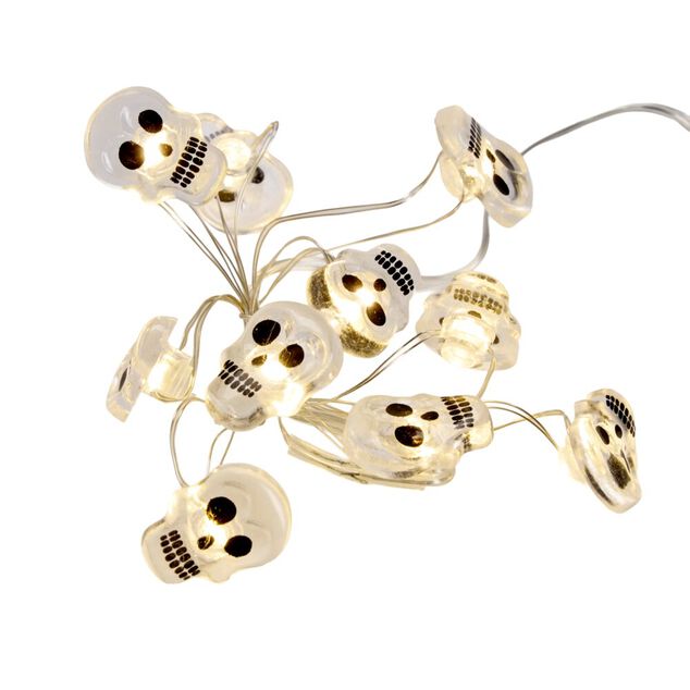Guirlande lumineuse Halloween 10 LED personnage mignon L110cm (4 mod&egrave;les)