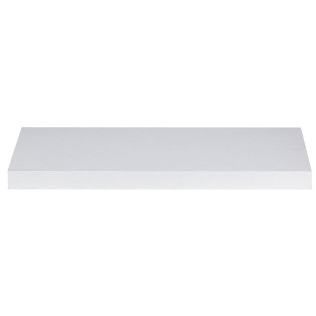 &Eacute;tag&egrave;re murale rectangulaire bois blanc