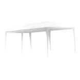 Tonnelle rectangulaire Turin blanche UPF50+ 584x290xH260cm 17m&sup2;