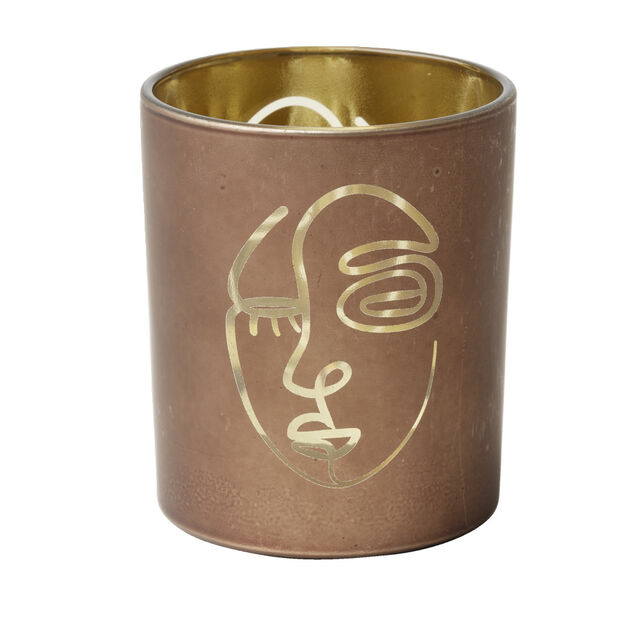 Photophore en verre &Oslash;7xH8cm (3 mod&egrave;les)