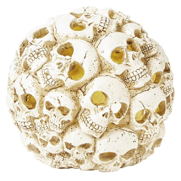 D&eacute;coration Halloween boule squelette LED