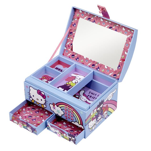 Bo&icirc;te &agrave; bijou Hello Kitty avec code secret 20x12xH14cm