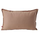 Housse de coussin coton Panama 30x50cm vieux rose